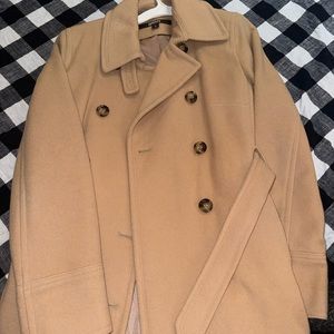 DKNY Belted Double breasted Camel Trench Coat